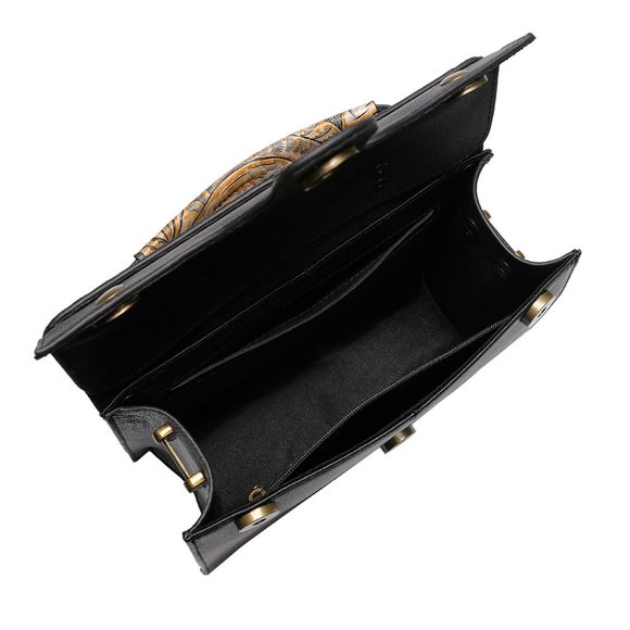 Retro style cowhide women's shoulder crossbody bag - Picture 7 of 12